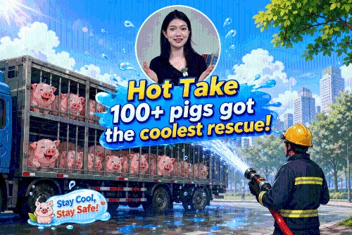 Hot Take | 100+ pigs got the coolest rescue!