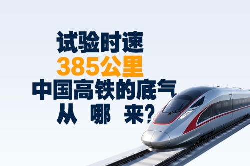 青春华章｜试验时速385公里，中国高铁的底气从哪来？