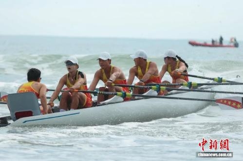 Chinese rowers advance in all 9 events at World Rowing Beach Sprint Finals