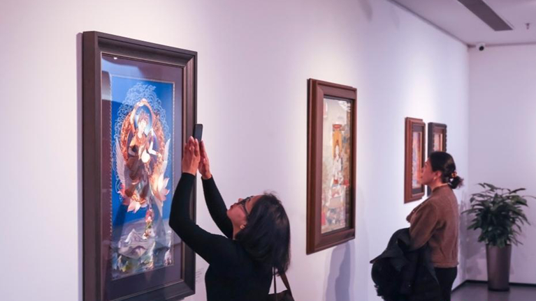 “隔山对话”——中尼唐卡精品展在北京开幕