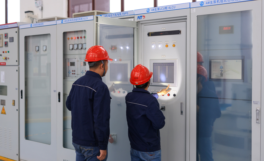 江西最大泵站八赛枢纽 枯水期设备巡检不放松