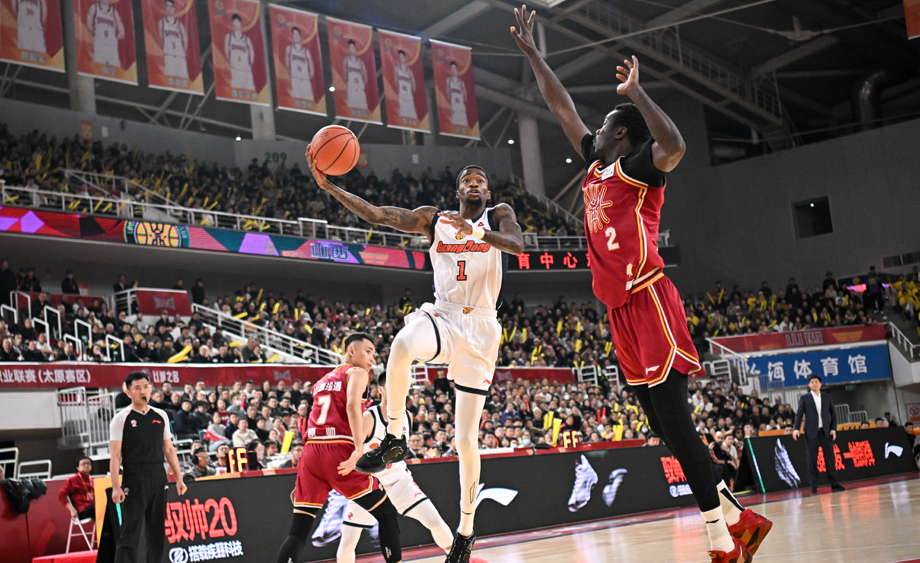 CBA常规赛：山西汾酒不敌广东东阳光
