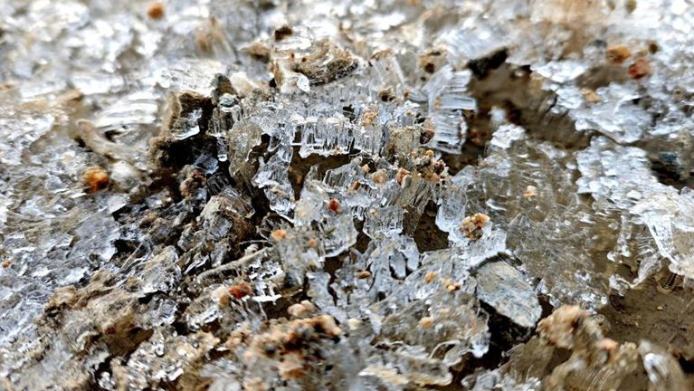 福建华安高海拔山区现冬日美景