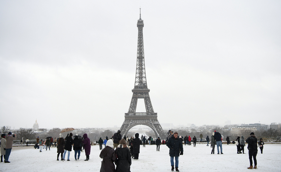 巴黎再迎大雪
