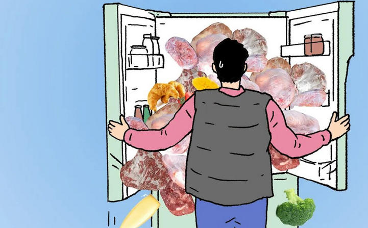  冰箱里的冻肉变成这样，建议直接扔