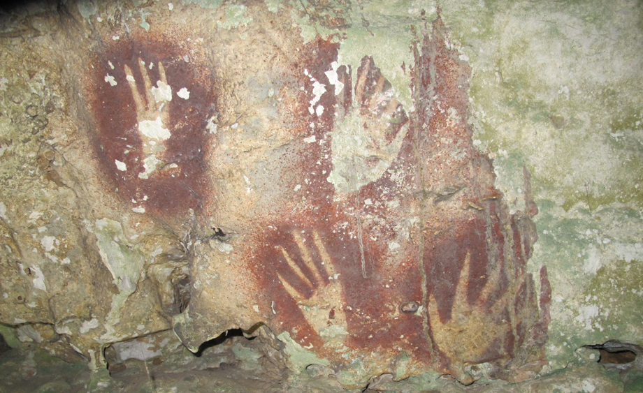 印尼发现6.78万年前洞穴手印