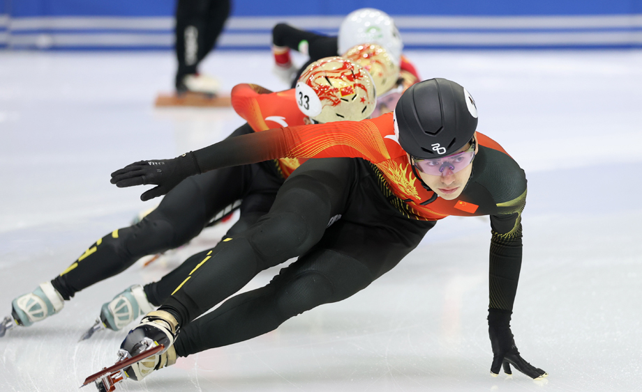 中國短道速滑隊(duì)在京進(jìn)行公開訓(xùn)練