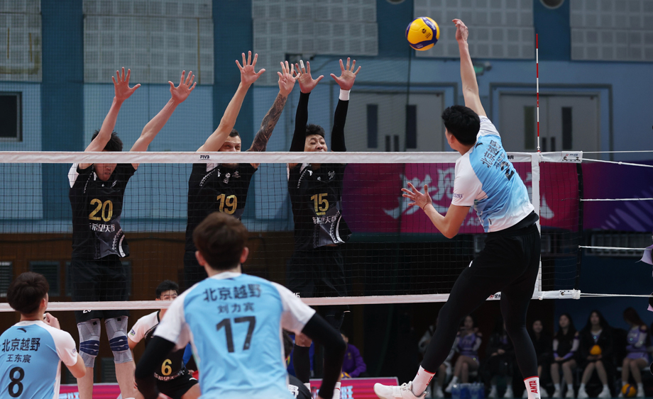 男排超級聯(lián)賽季后賽：北京北汽主場3比0勝保定沃隸