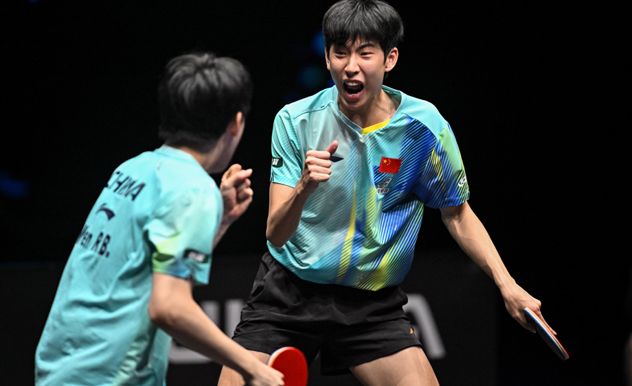 WTT太原站：温瑞博/李和宸夺男双冠军