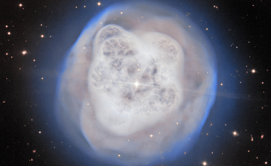 外形夢幻 美國國家科學(xué)基金會發(fā)布水晶球星云圖像