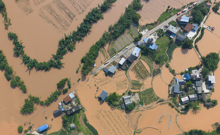 重慶永川區極端特大暴雨引發山洪和地災 救援工作正全力開展