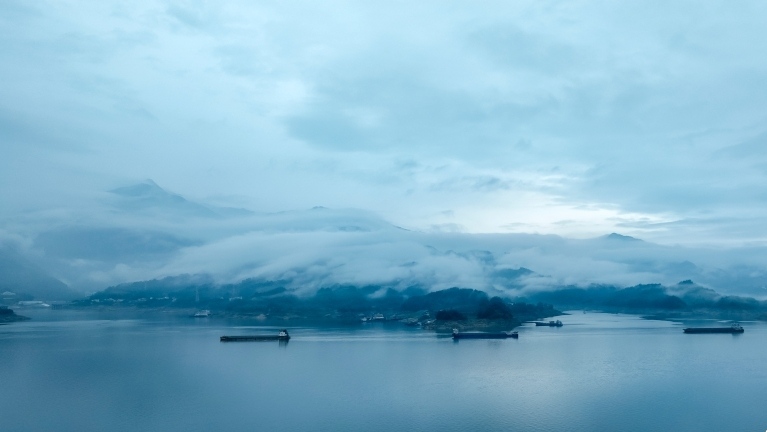 湖北秭归：水墨氤氲三峡美