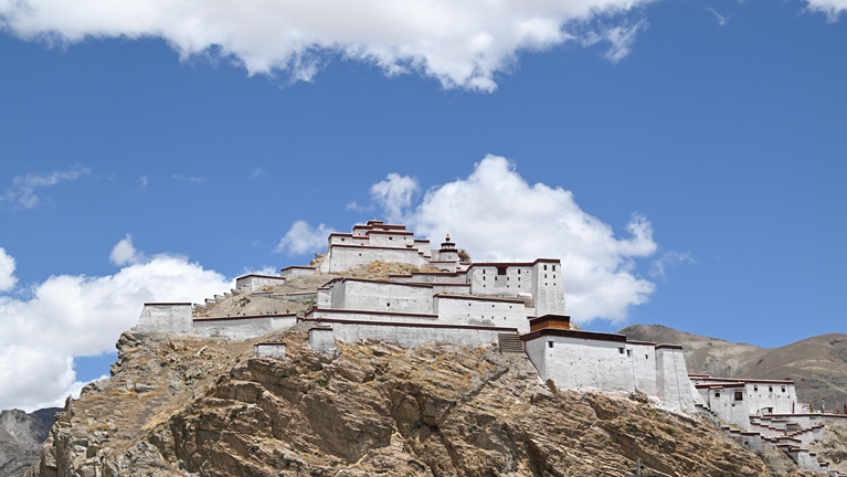 西藏江孜：宗山古堡